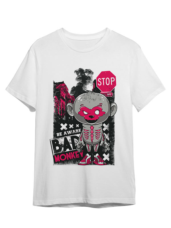 

Футболка унисекс СувенирShop Абстракция "Bad monkey / Обезьяна" 215 белая 2XL (52-54), Белый, Абстракция "Bad monkey / Обезьяна" 215