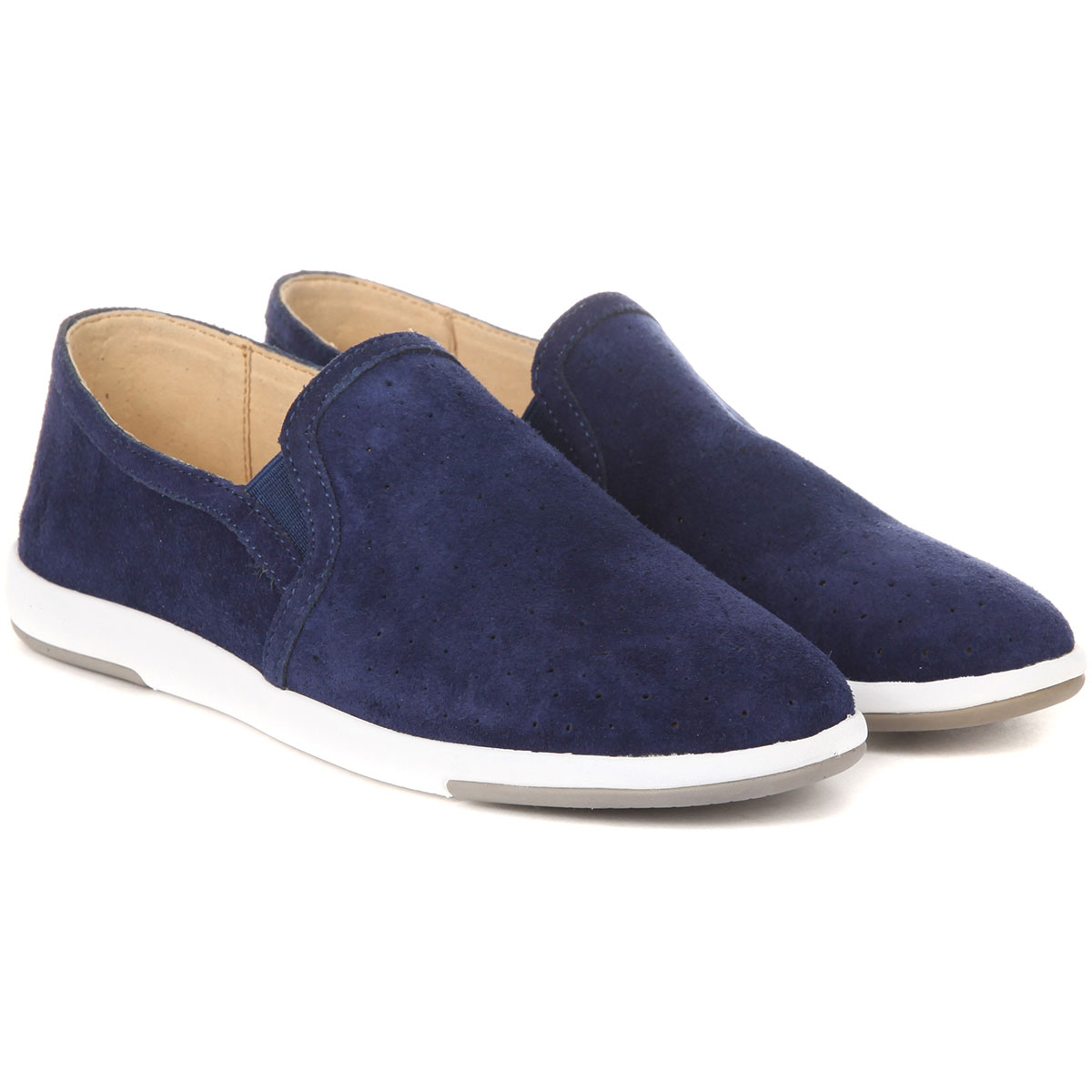 

Слипоны женские Emu Australia Pemberton Suede синие 38 EU, Pemberton Suede