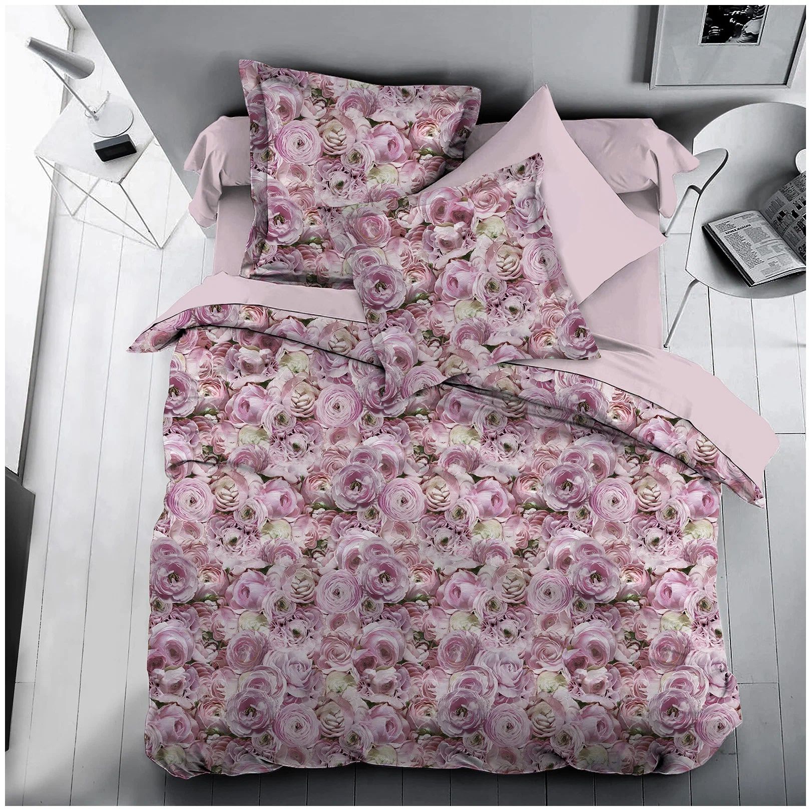 

Комплект постельного белья Mona Liza 2-спальный Buttercup 70х70 и 50х70 сатин 5860/8, 5860/8