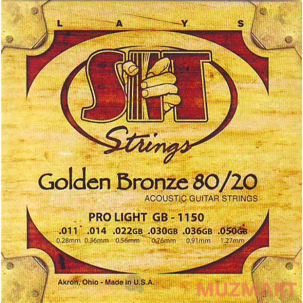 SIT Strings GB1150 Струны золотая бронза