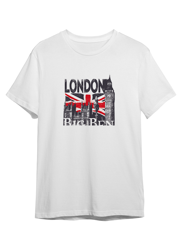 

Футболка унисекс СувенирShop Абстракция "London / Big Ben / Британия" 224 белая L (48-50), Белый, Абстракция "London / Big Ben / Британия" 224