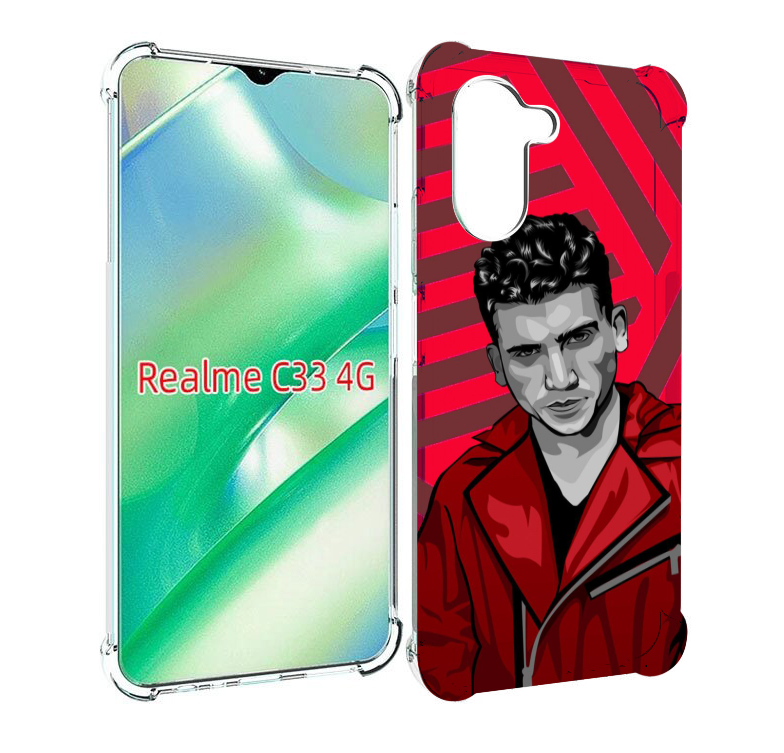 

Чехол MyPads Денвер-бумажный-дом для Realme C33 4G, Прозрачный, Tocco