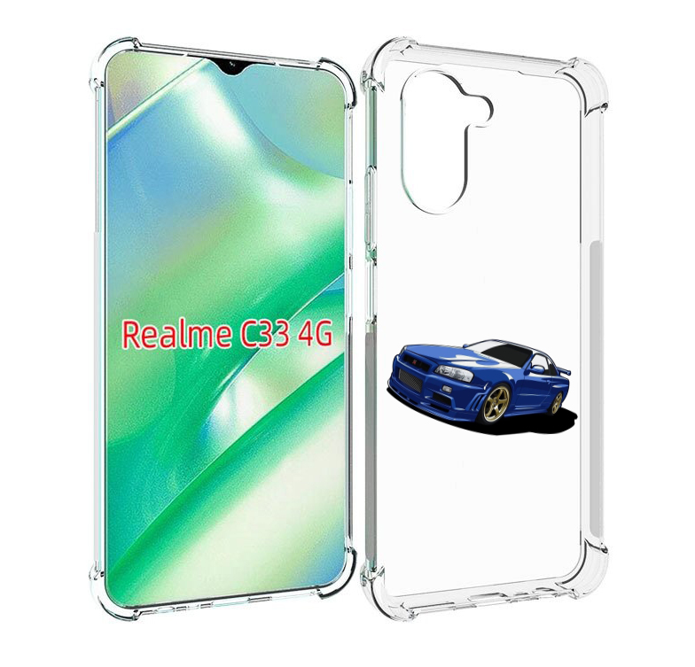 

Чехол MyPads Джитиэр для Realme C33 4G, Прозрачный, Tocco