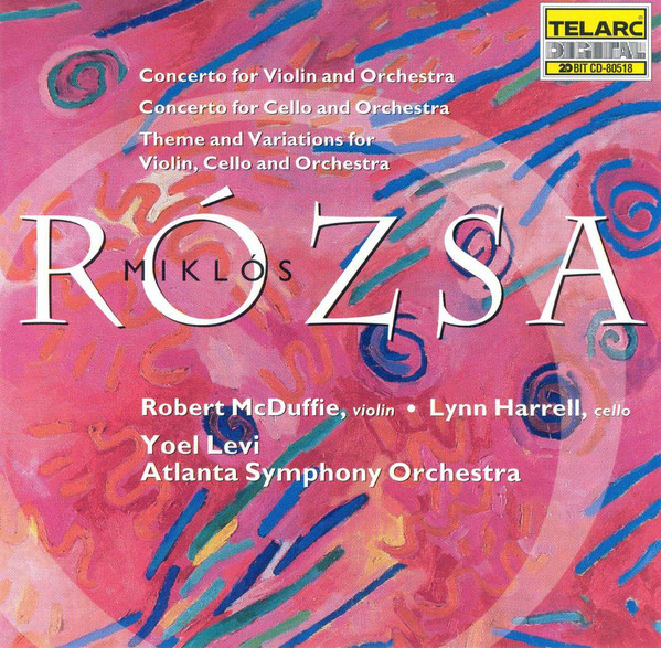 

ROSZA: VIOLIN / CELLO CONCERTOS - Levi / Aso (1 CD)