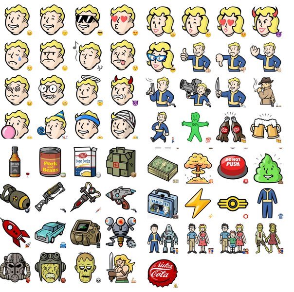 

Стикеры KTLSale Fallout 61 штука, Белый, Fallout ver 1