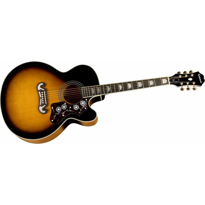 фото Электроакустическая гитара epiphone ej-200ce vint. sunburst gld