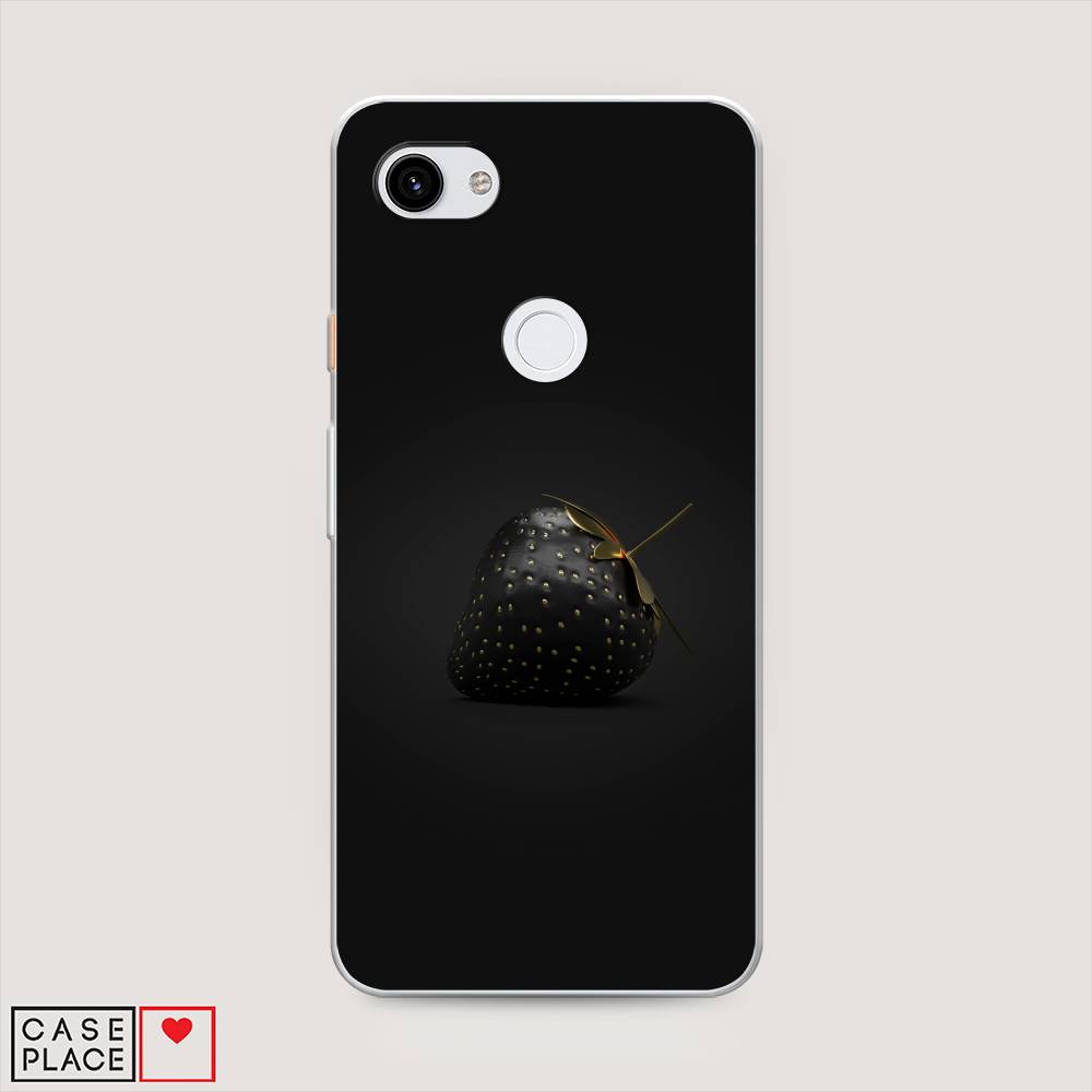 фото Силиконовый чехол "черная клубника" на google pixel 3a xl awog
