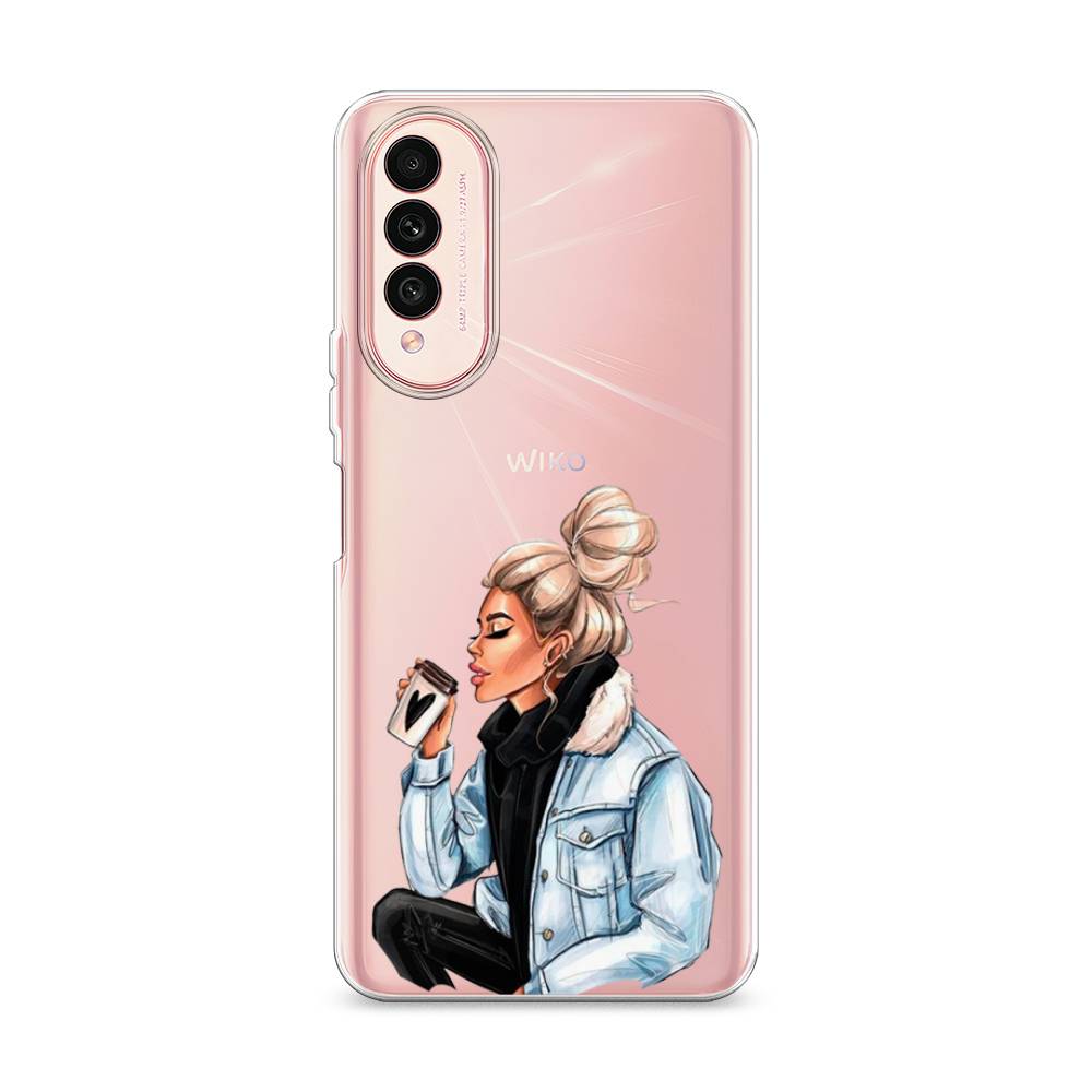 

Чехол Awog на Wiko T50 "Cute girl", Разноцветный