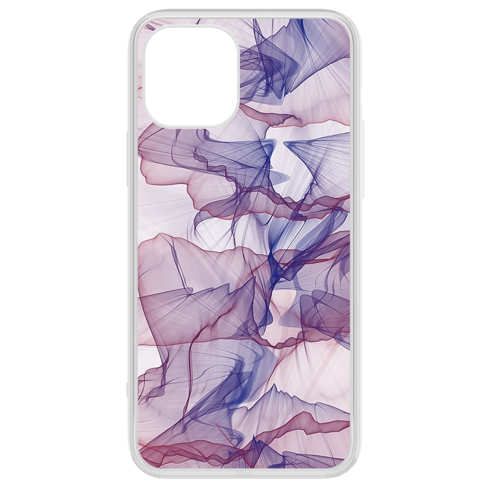 

Чехол-накладка Krutoff Clear Case Абстракт 15 для iPhone 12/12 Pro, Прозрачный