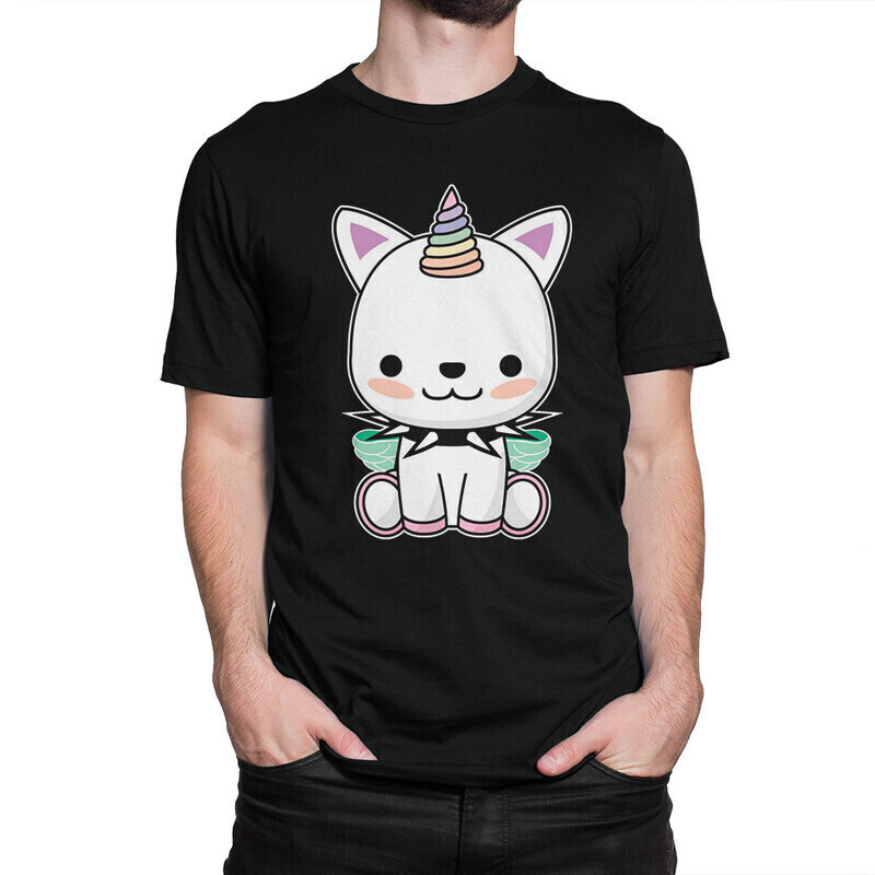 

Футболка мужская Dream Shirts Аниме Кот 1000071222 черная M, Аниме Кот 1000071222