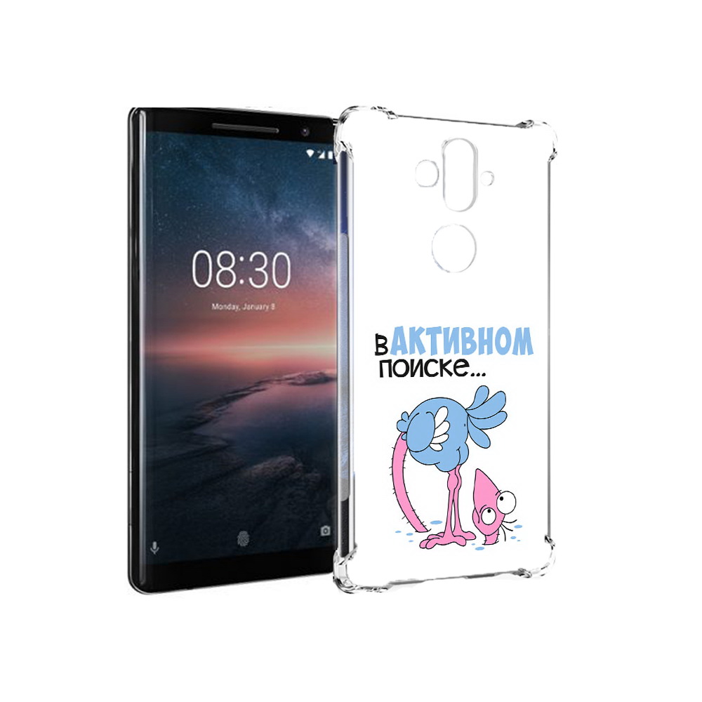 

Чехол MyPads Tocco для Nokia 8 Sirocco в активном поиске (PT101581.91.255), Прозрачный, Tocco