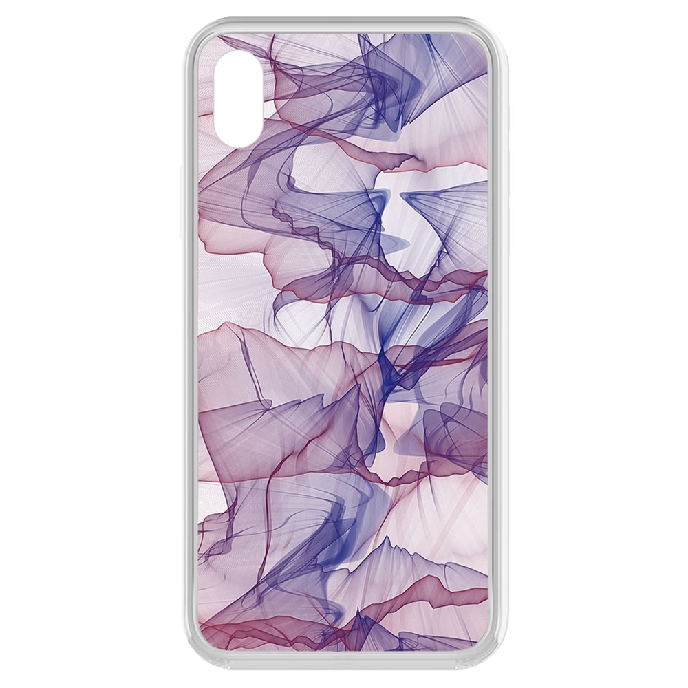 

Чехол-накладка Krutoff Clear Case Абстракт 15 для iPhone XR, Прозрачный