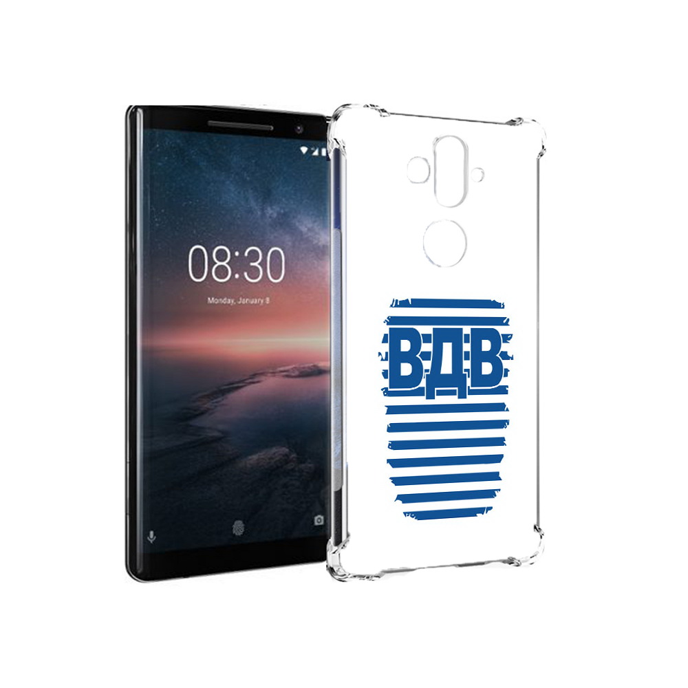 

Чехол MyPads Tocco для Nokia 8 Sirocco вдв2 (PT101581.91.259), Прозрачный, Tocco