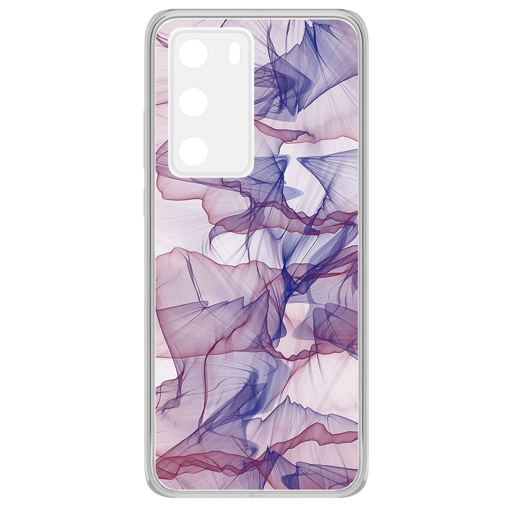 

Чехол-накладка Krutoff Clear Case Абстракт 15 для Huawei P40