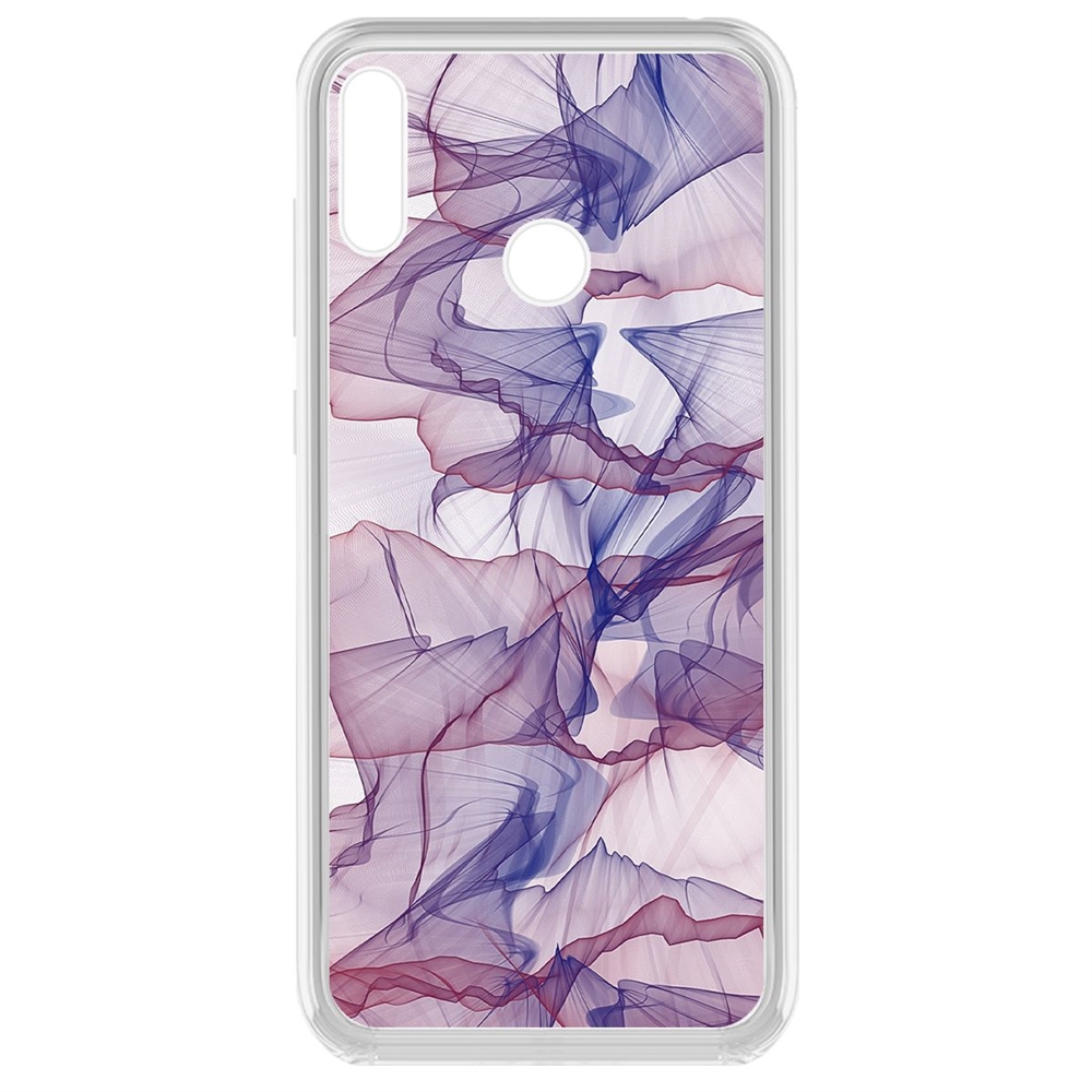 

Чехол-накладка Krutoff Clear Case Абстракт 15 для Huawei Y7 (2019), Прозрачный