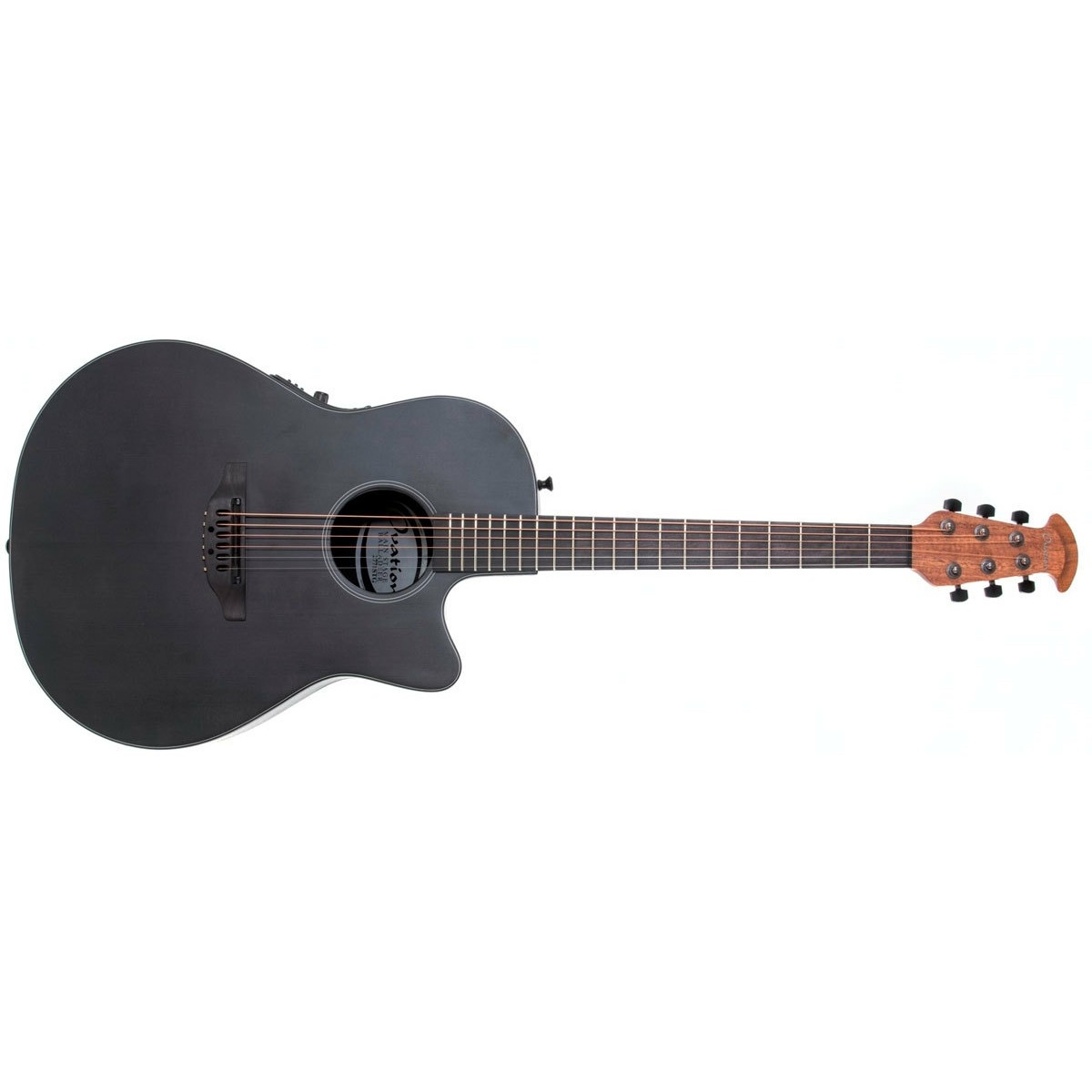 Электроакустическая гитара OVATION 2771STR-ES Balladeer Street Ebony Satin Stain