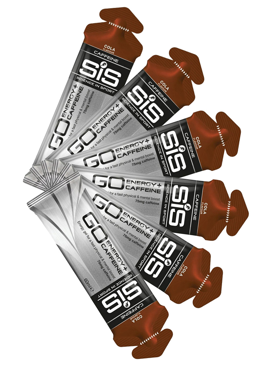 

Гель изотонический углеводный SiS с кофеином 75мг GO ENERGY, 6шт по 60мл (кола), GO ENERGY+CAFFEINE GEL