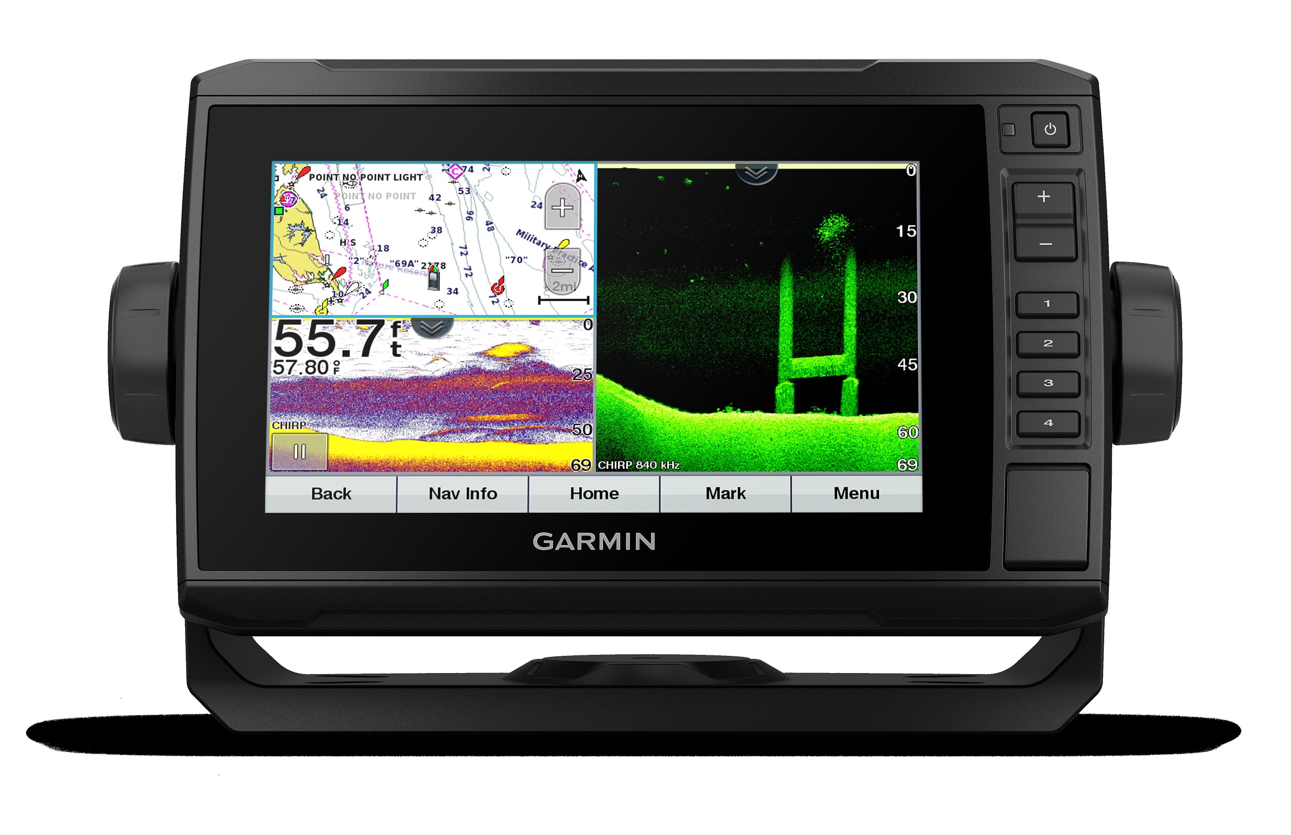 фото Картплоттер garmin echomap uhd 62cv с трансдьюсером gt24uhd-tm