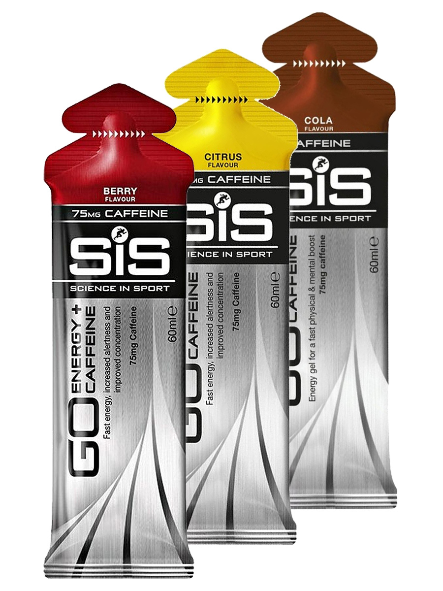 

Гель изотонический углеводный с кофеином 75мг go energy SiS, ассорти 3шт, GO ENERGY+CAFFEINE GEL