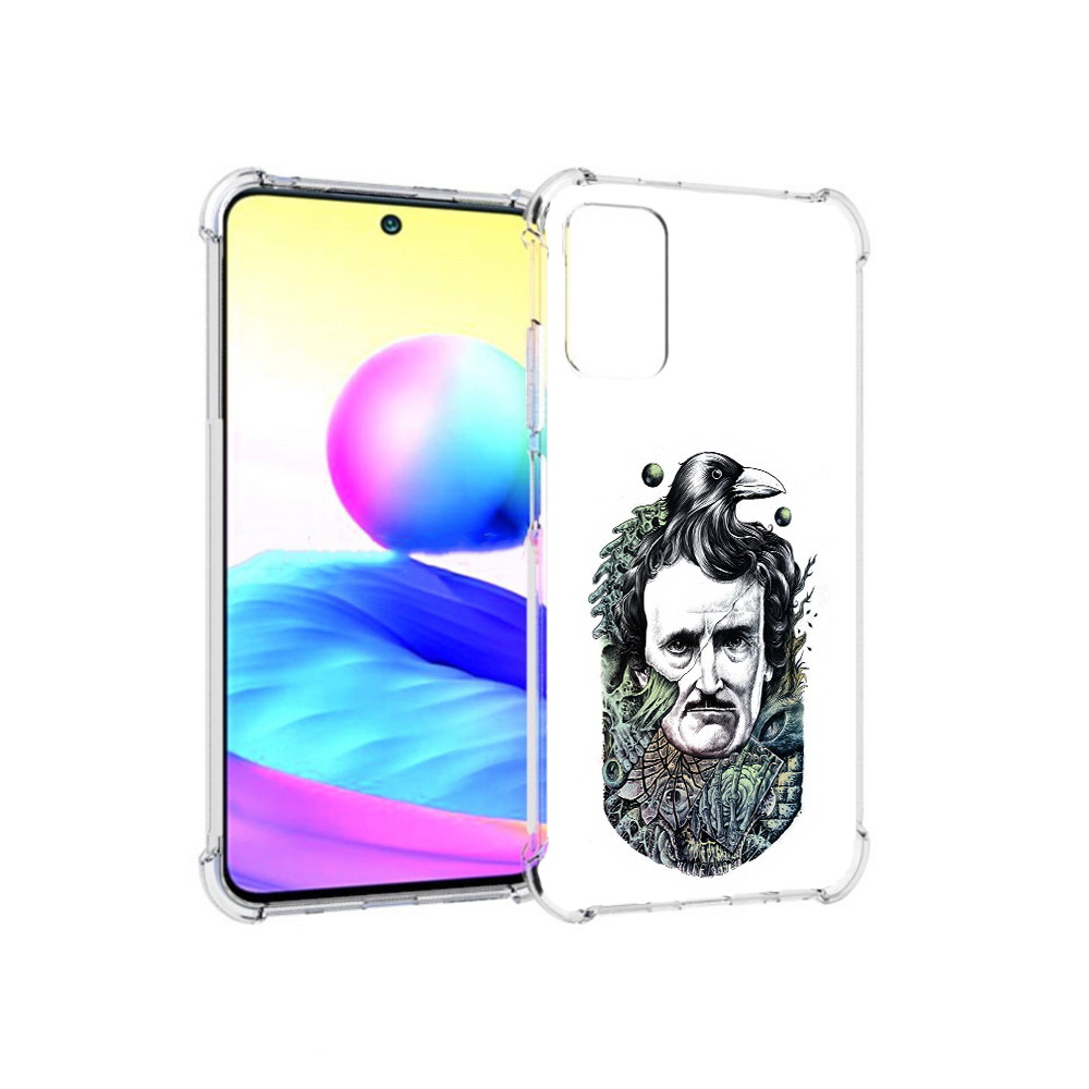 Чехол MyPads Tocco для Xiaomi Redmi Note 10 5G Эдгар Аллан с вороном (PT162080.297.203)