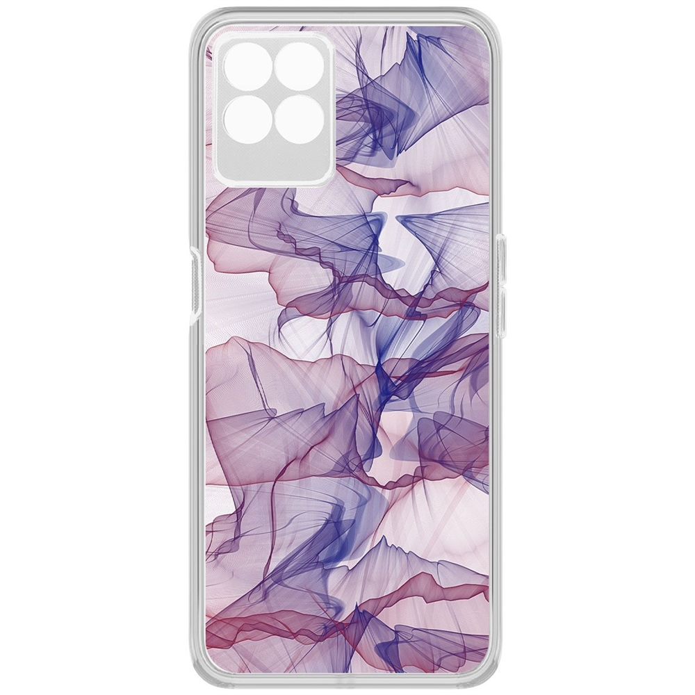 

Чехол-накладка Krutoff Clear Case Абстракт 15 для Realme 8i