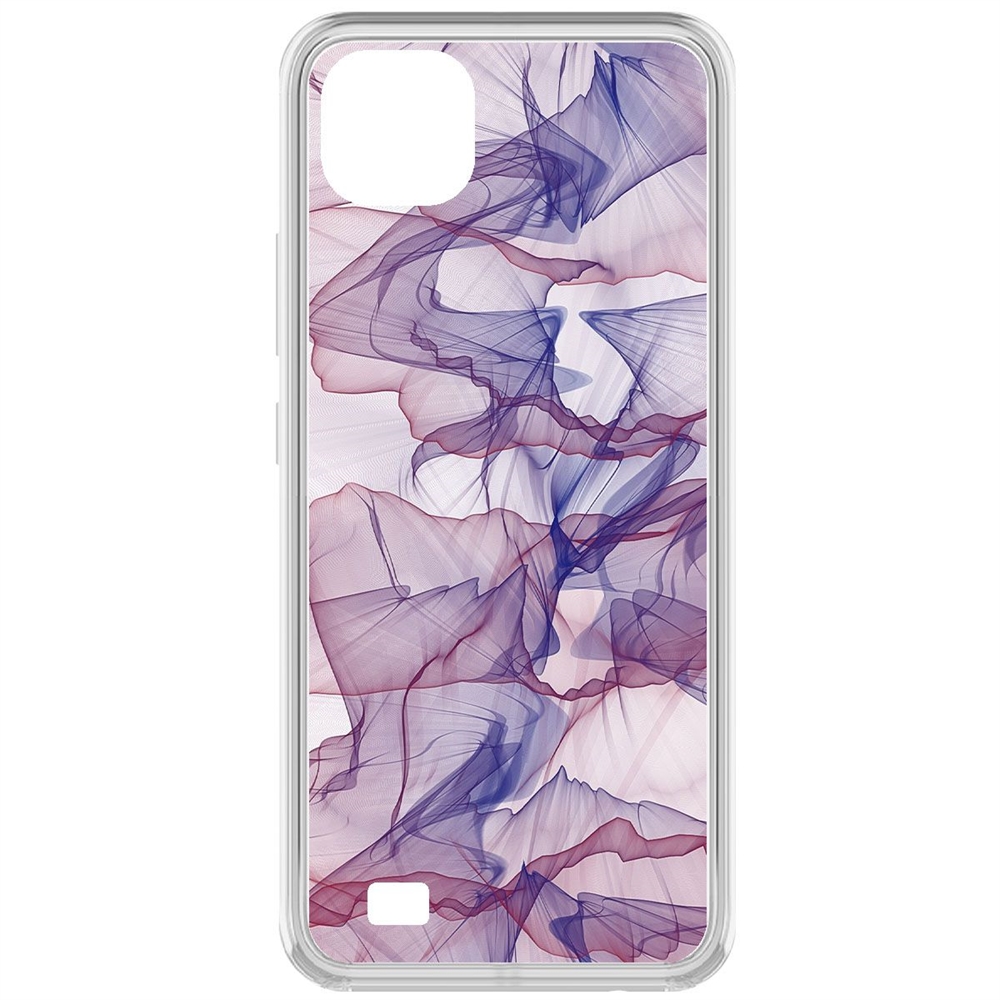 

Чехол-накладка Krutoff Clear Case Абстракт 15 для Realme C20, Прозрачный