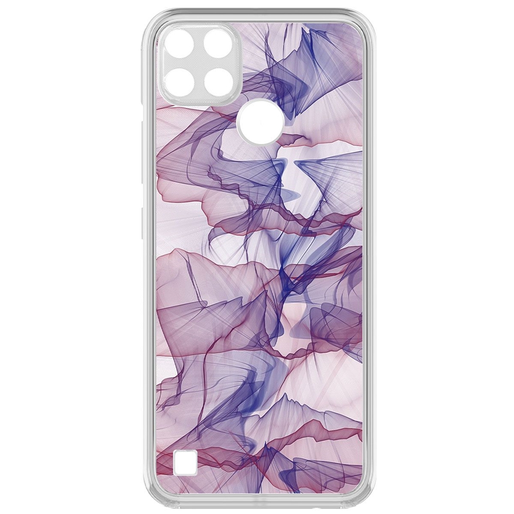 

Чехол-накладка Krutoff Clear Case Абстракт 15 для Realme C25Y, Прозрачный
