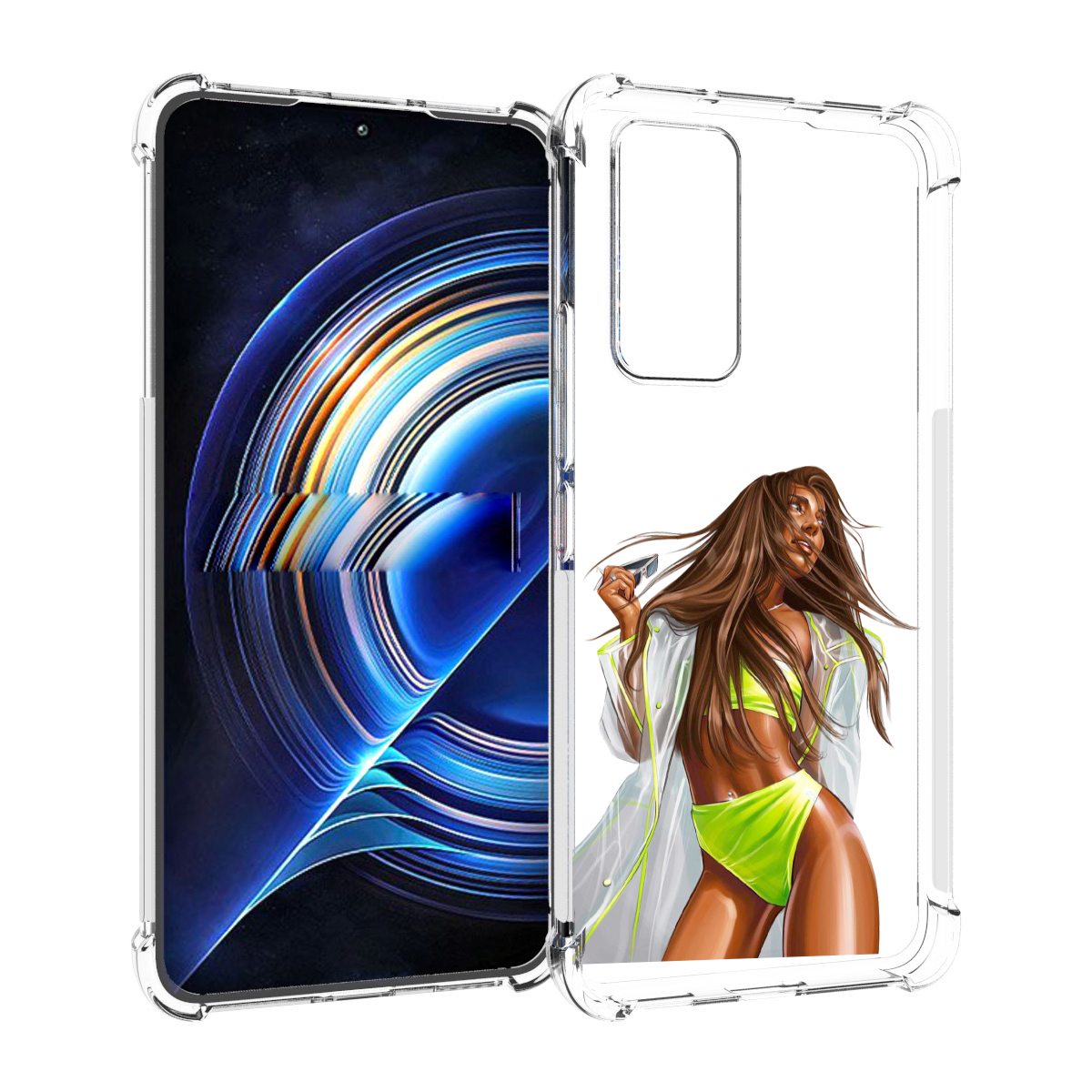 

Чехол MyPads девушка-модель-мулатка для Tecno Camon 19 Neo, Прозрачный, Tocco