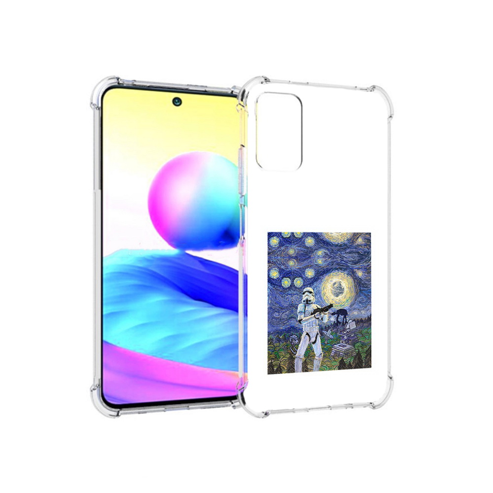 Чехол MyPads Tocco для Xiaomi Redmi Note 10 5G star wars звездная ночь (PT162080.297.23)