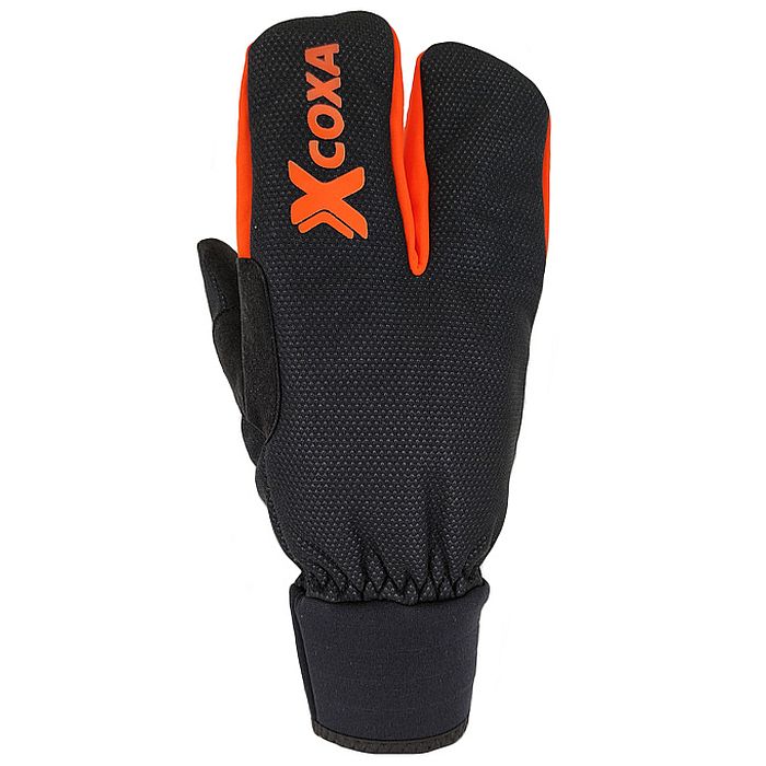 Варежки лобстеры COXA Lobster Mitten Gloves черный оранжевый 11
