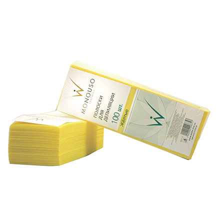 фото Полоски для депиляции, italwax, желтые, 7х20 см, 1 упаковка