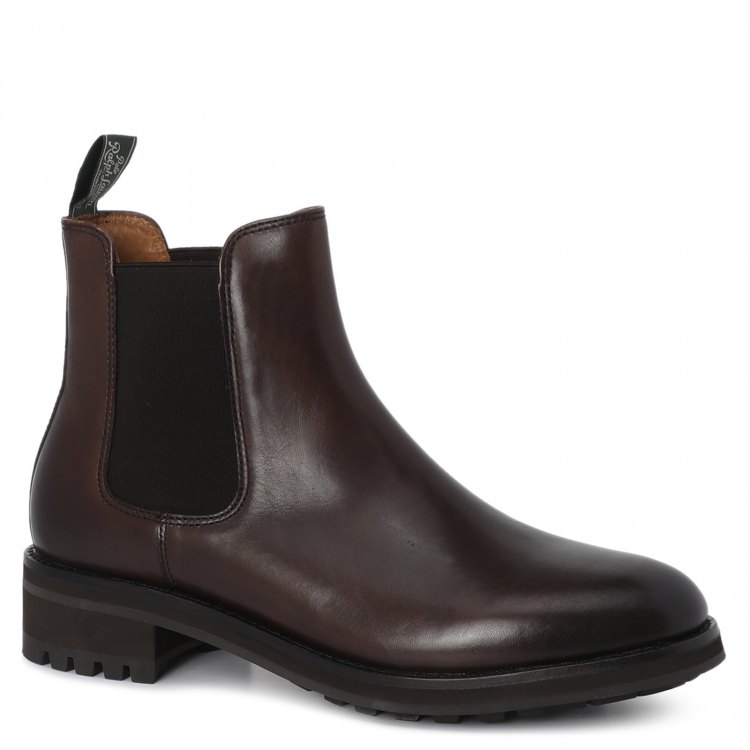 фото Мужские ботинки челси polo ralph lauren bryson chls-boots цв. темно-коричневый 42 eu