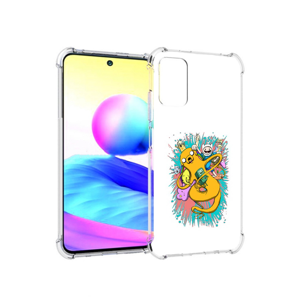 Чехол MyPads Tocco для Xiaomi Redmi Note 10 5G время приключений рисунок