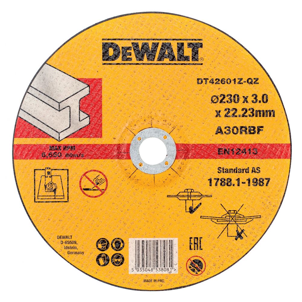 Круг отрезной по металлу DEWALT 230х22.2x3мм (DEWALT)