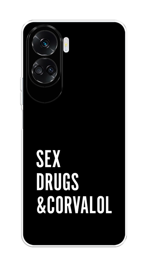 

Чехол на Honor 90 Lite "Corvalol", Черный;серый;белый, 6122350-1
