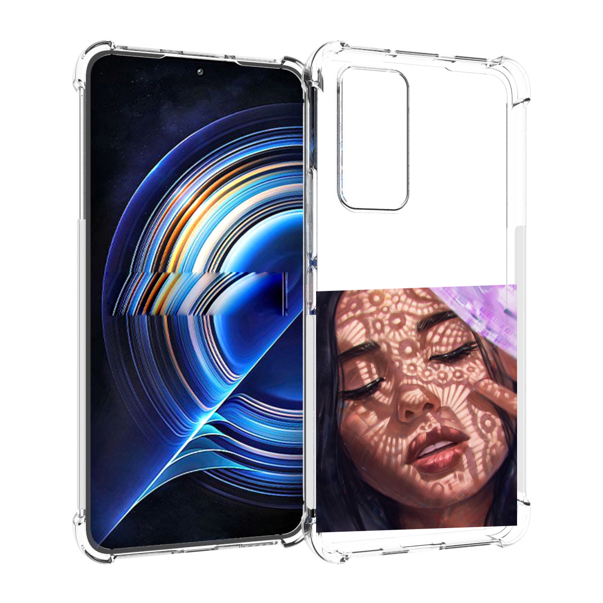 

Чехол MyPads девушка-под-кружевами женский для Tecno Camon 19 Neo, Прозрачный, Tocco