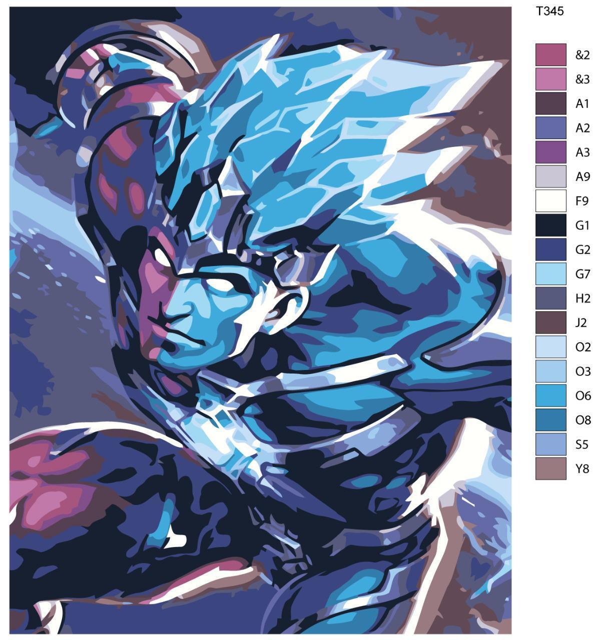 

Картина по номерам BRUSHES-PAINTS Т345, Mobile Legends: ГОРД