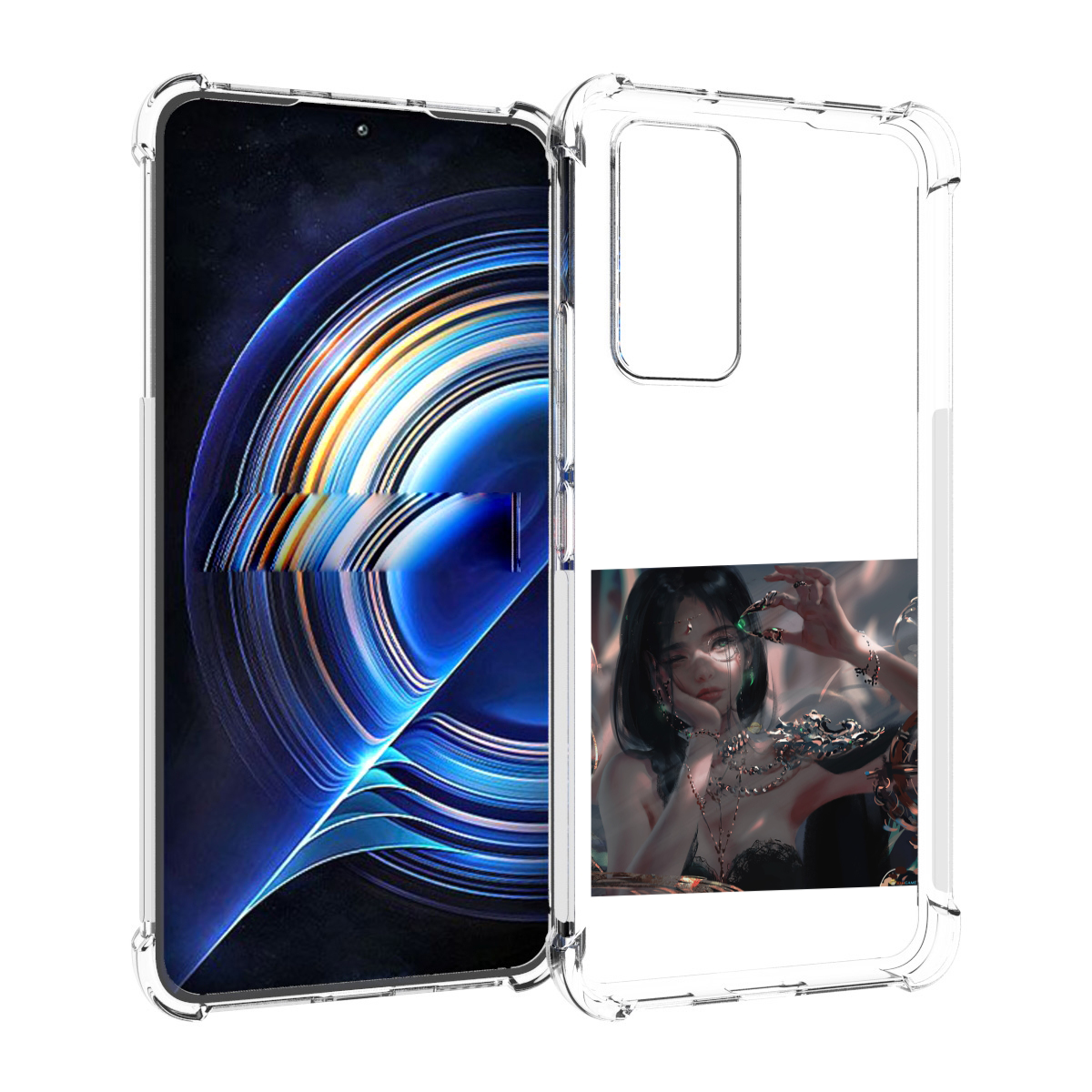 

Чехол MyPads девушка-с-алмазом для Tecno Camon 19 Neo, Прозрачный, Tocco