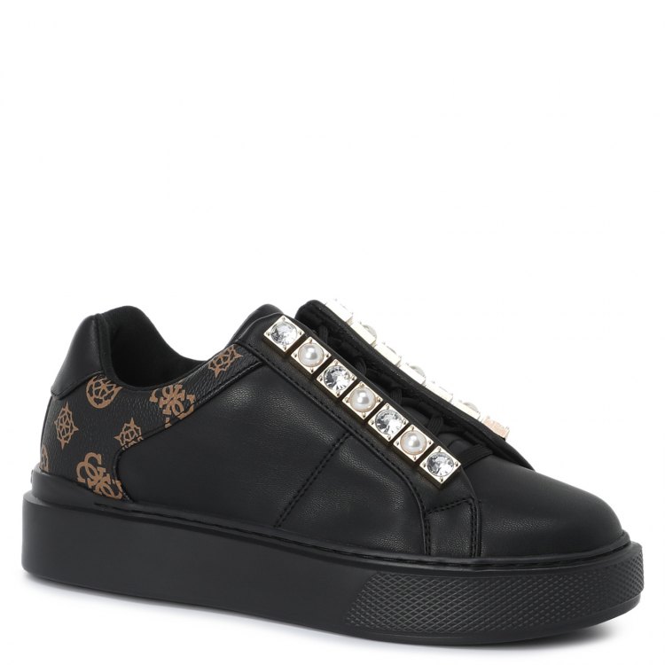 фото Кеды женские guess fl8hayele12 черные 35 eu
