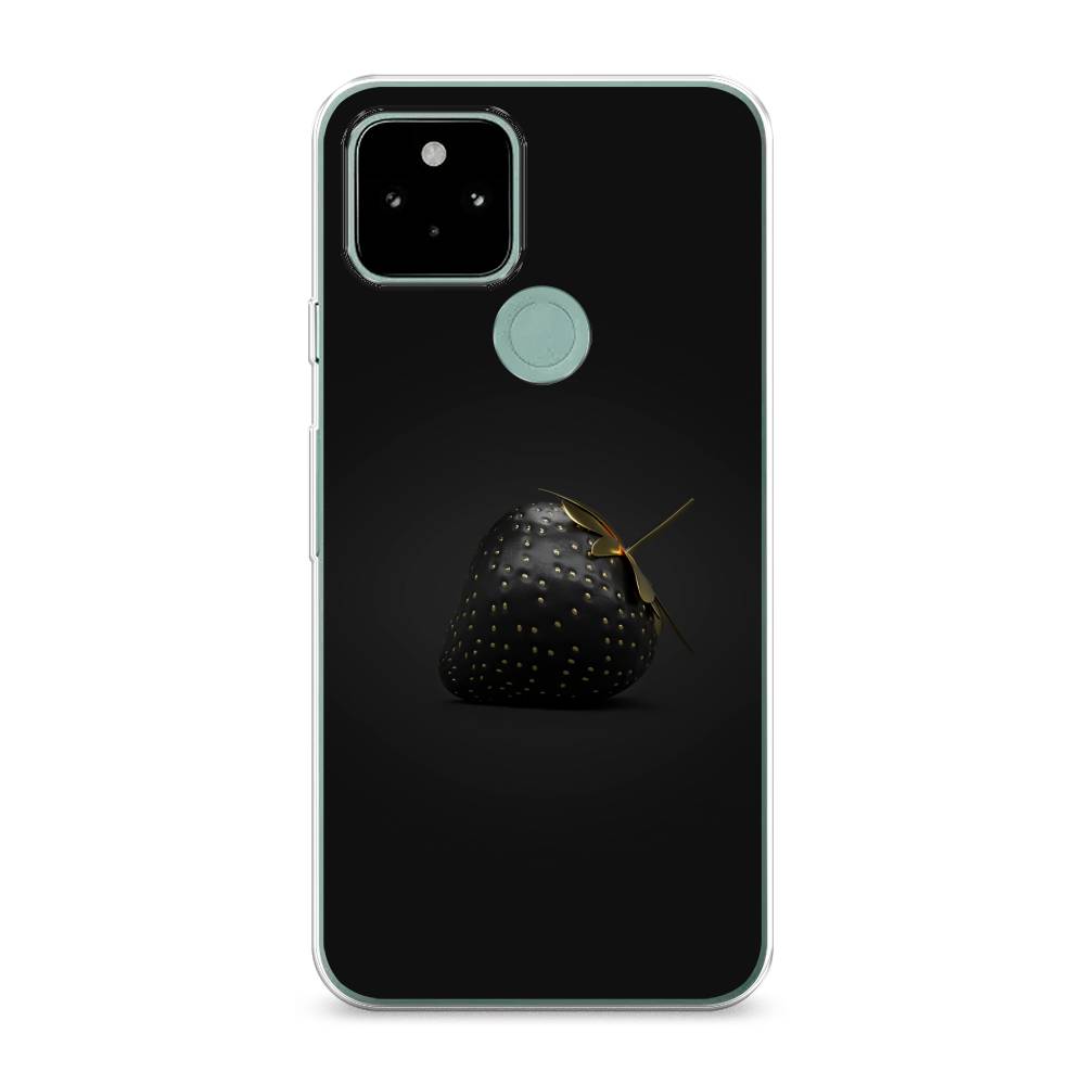 

Чехол Awog на Google Pixel 5A "Черная клубника", Разноцветный, 271050-10