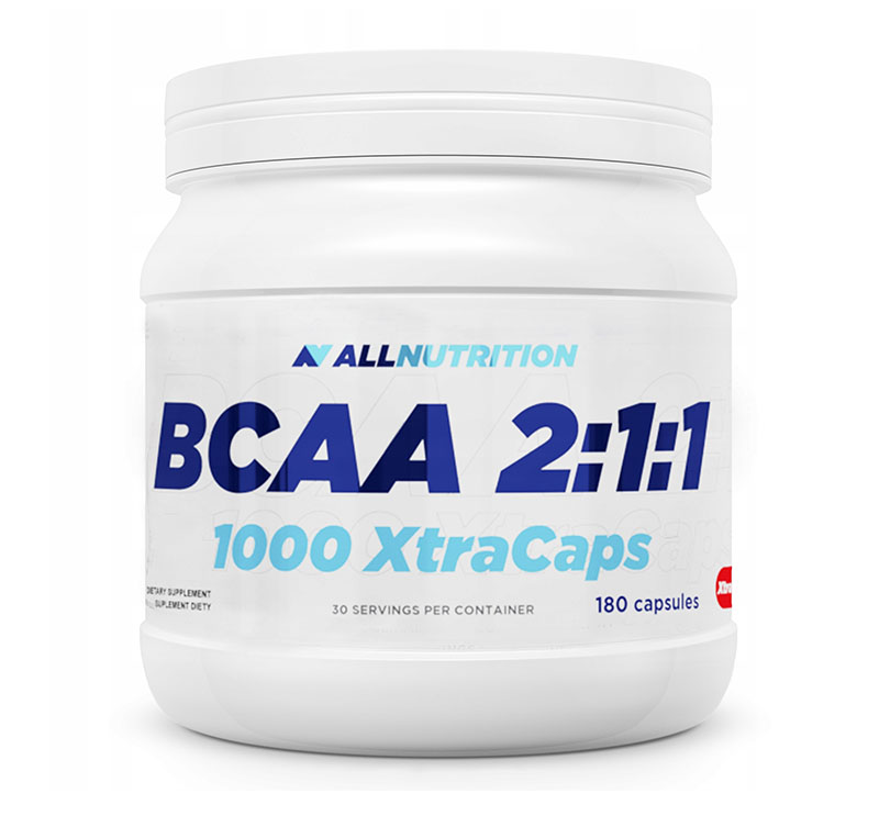 фото Bcaa allnutrition bcaa 2:1:1 1000 xtracaps, 180 капсул