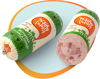 

Ветчина Ясная горка из мяса птицы 400 г