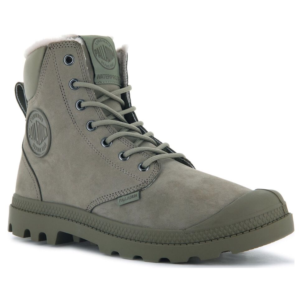 фото Ботинки palladium pampa sport cuff wps 72992-297 зимние серые (39)