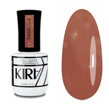 

База KIRA Tinsel Gold №6