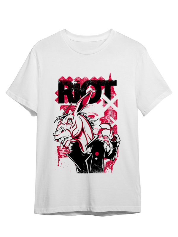 

Футболка унисекс СувенирShop Абстракция "Riot / Лошадь / Horse" 238 белая 3XL (56-58), Абстракция "Riot / Лошадь / Horse" 238