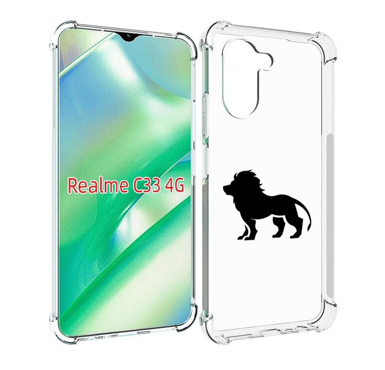 

Чехол MyPads Лев для Realme C33 4G, Прозрачный, Tocco