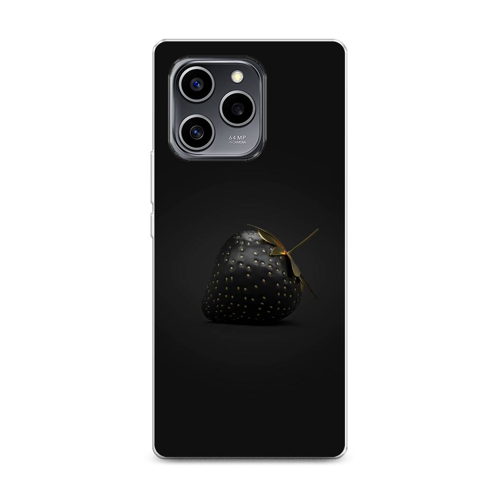 

Чехол Awog на Honor 60 SE "Черная клубника", Разноцветный, 6108050-10