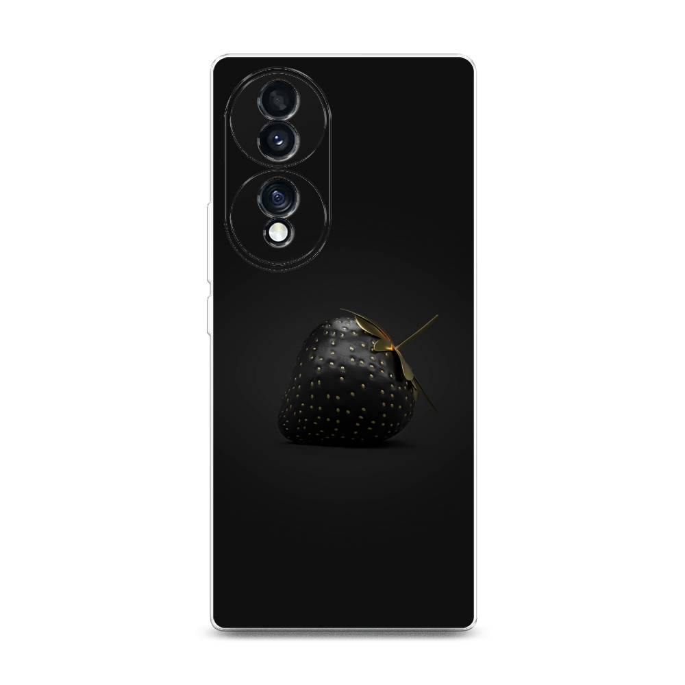 

Чехол Awog на Honor 70 "Черная клубника", Разноцветный, 6108250-10