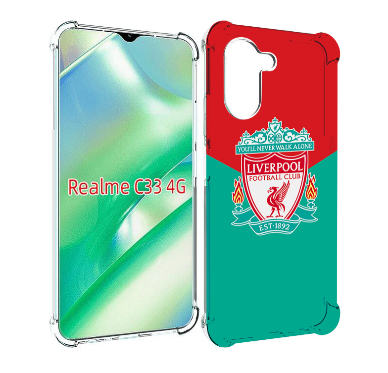 

Чехол MyPads Ливерпуль мужской для Realme C33 4G, Прозрачный, Tocco