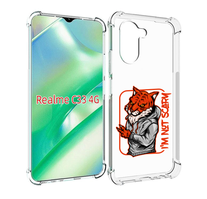 

Чехол MyPads Лис для Realme C33 4G, Прозрачный, Tocco